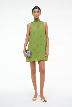 ADDY MINI DRESS | GARDEN GREEN