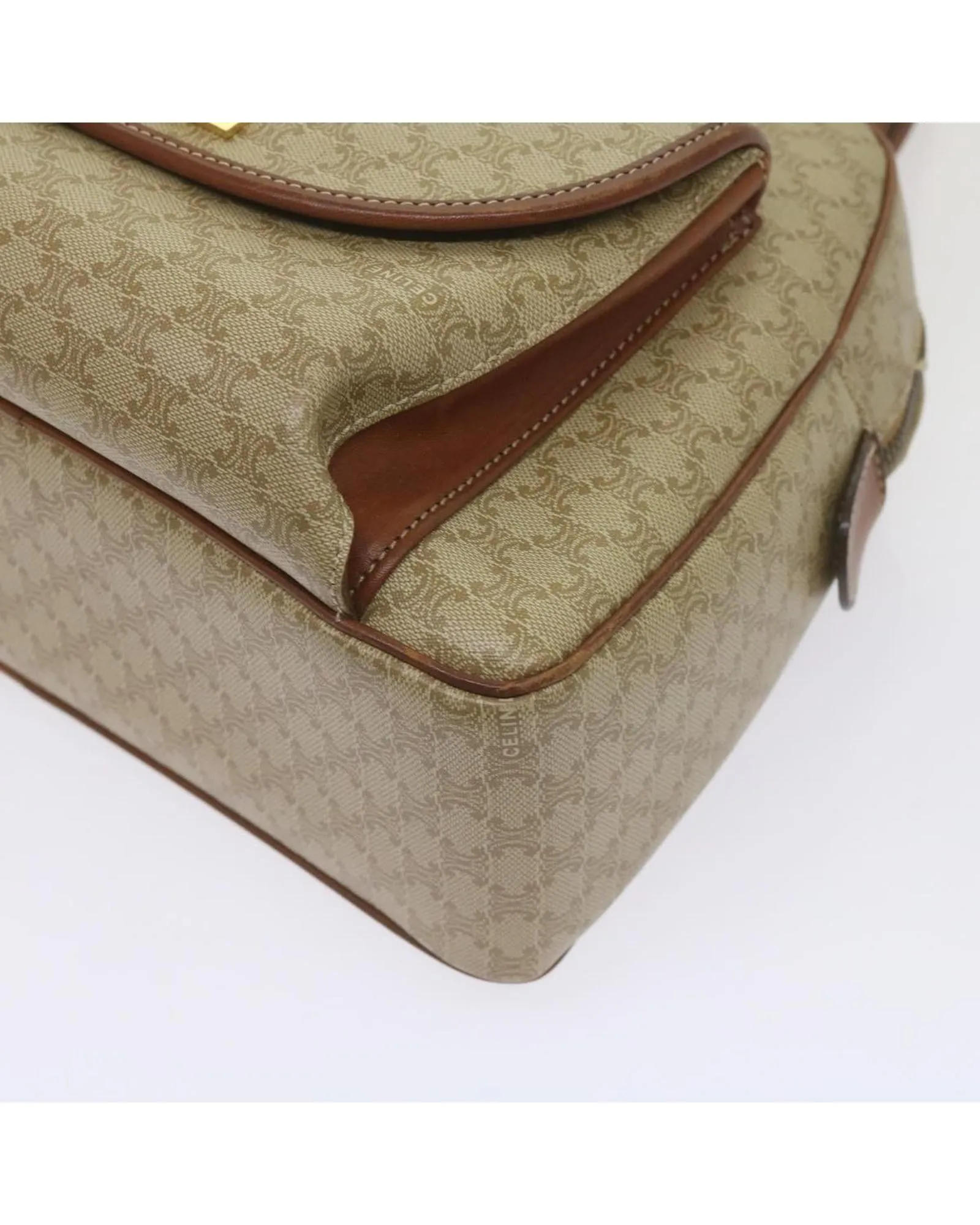 Authentic Beige Canvas Hand Bag