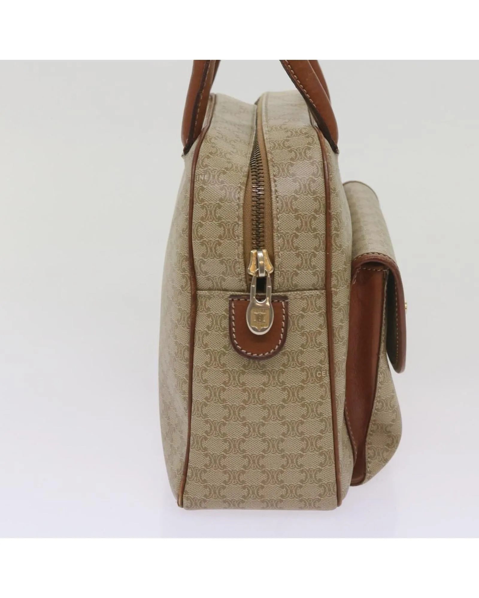 Authentic Beige Canvas Hand Bag