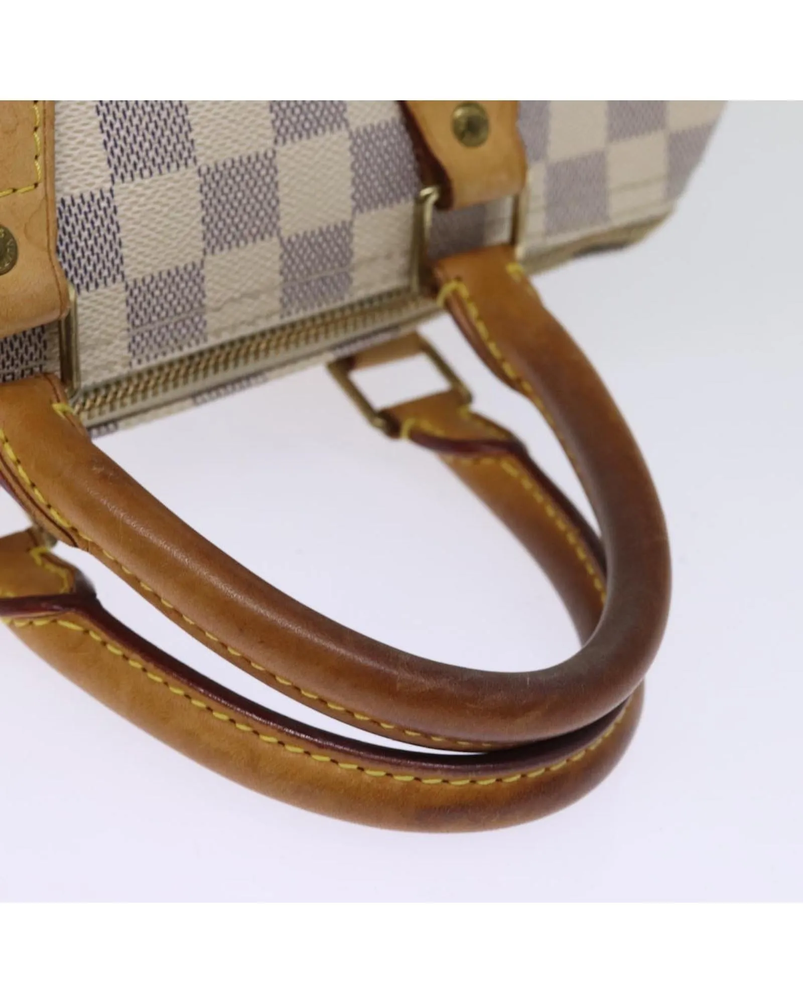 Authentic Damier Azur Canvas Hand Bag