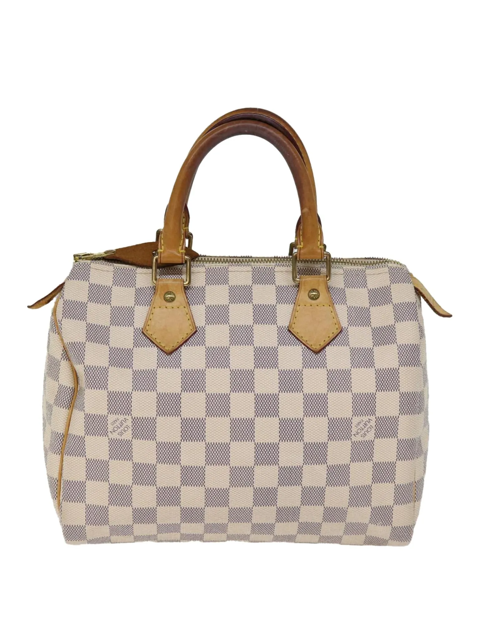 Authentic Damier Azur Canvas Hand Bag