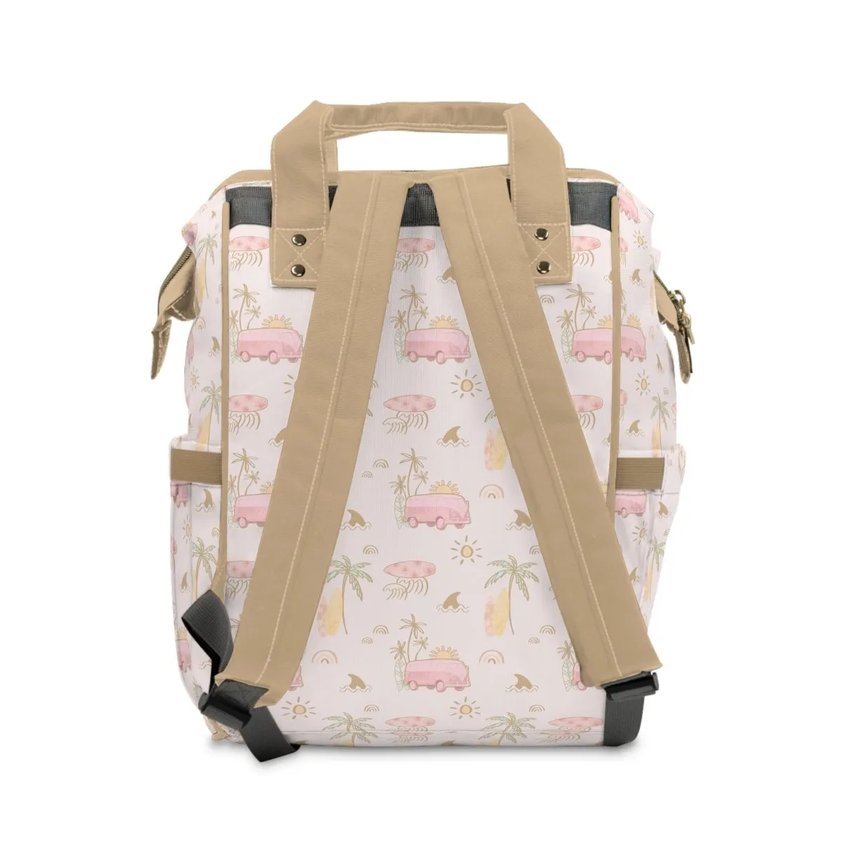 Backpack Diaper Bag | Ocean Surfer Girl