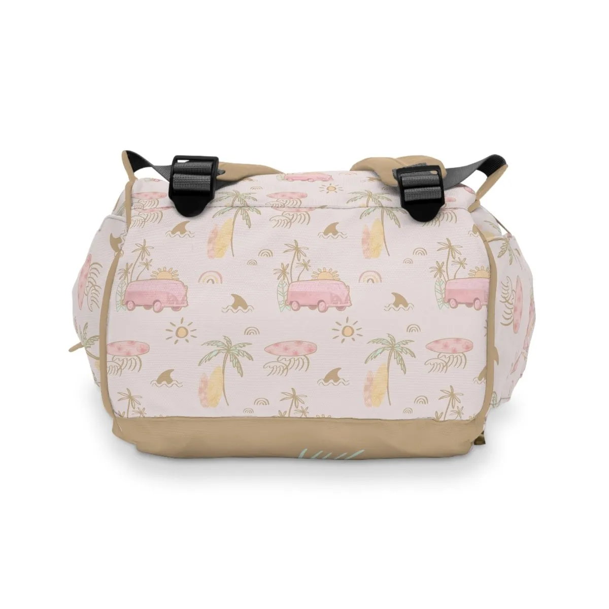 Backpack Diaper Bag | Ocean Surfer Girl