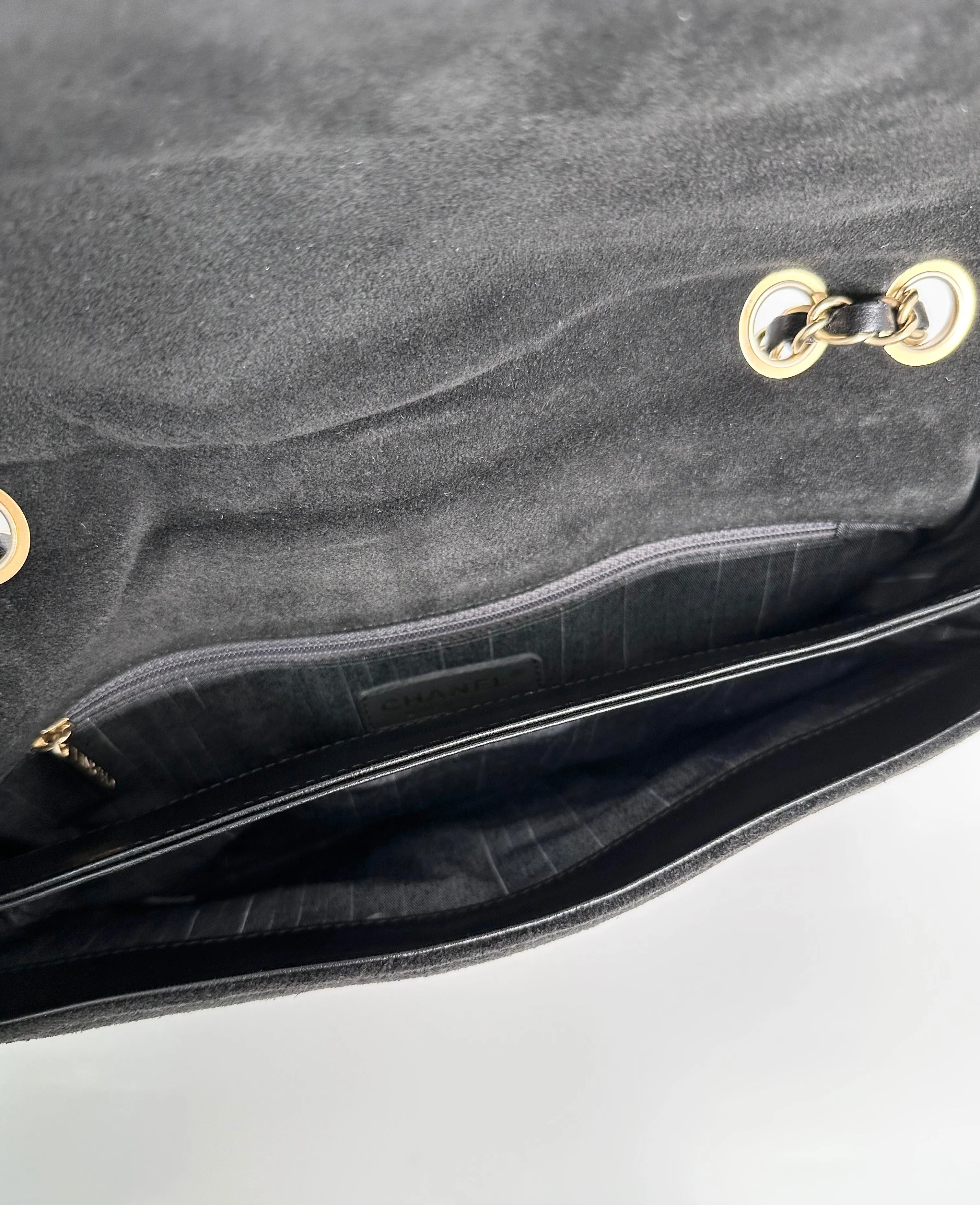 Black Union Jack Reissue Flap Bag