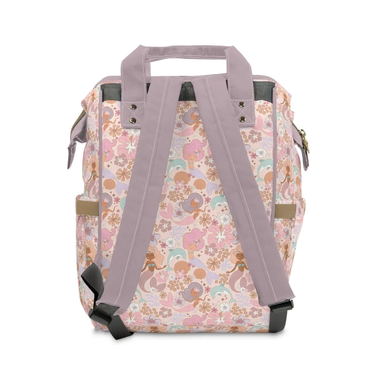 Boho Mermaids Personalized Backpack Diaper Bag