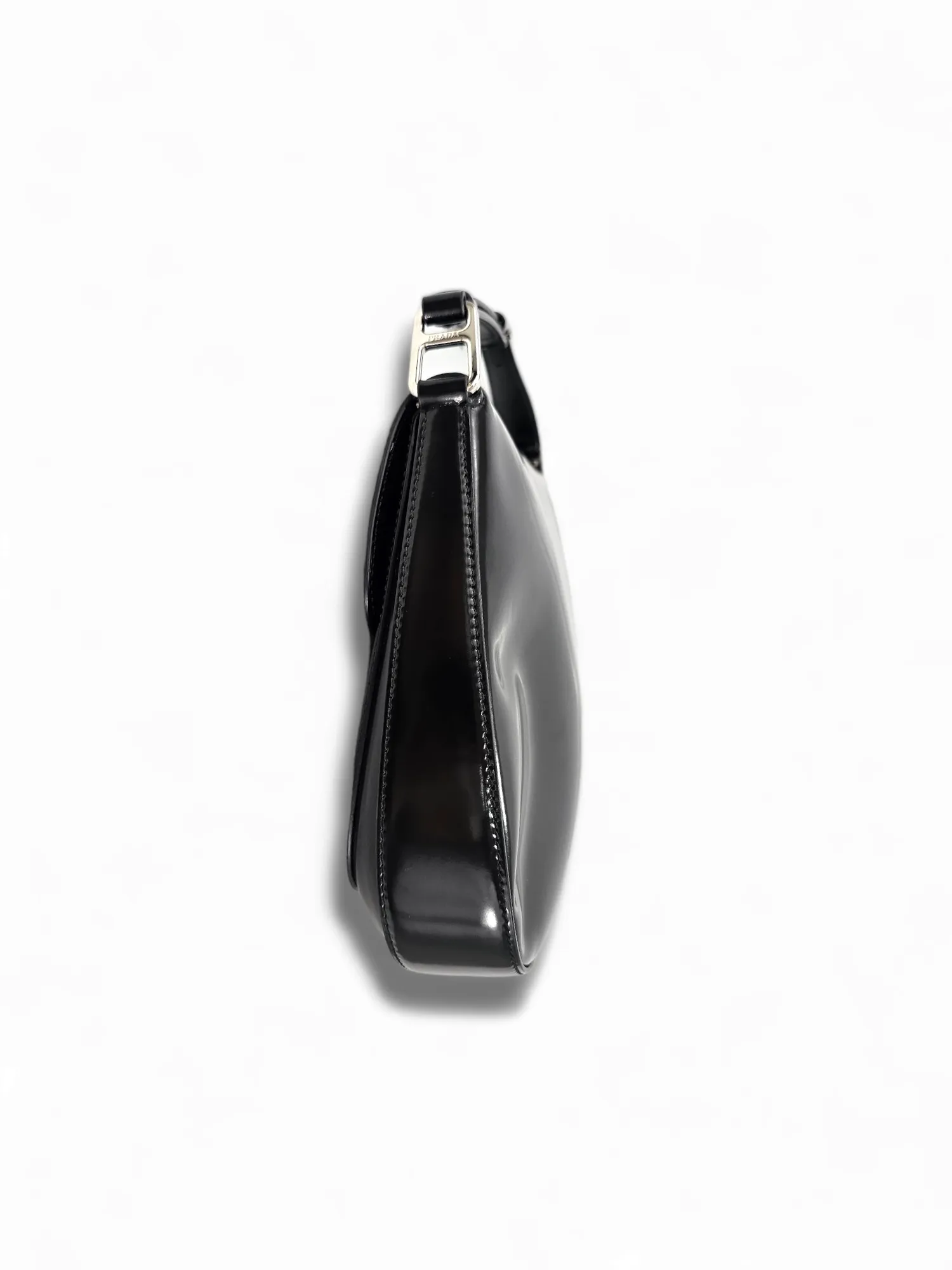 Bolsa Prada de Ombro Cleo de Couro