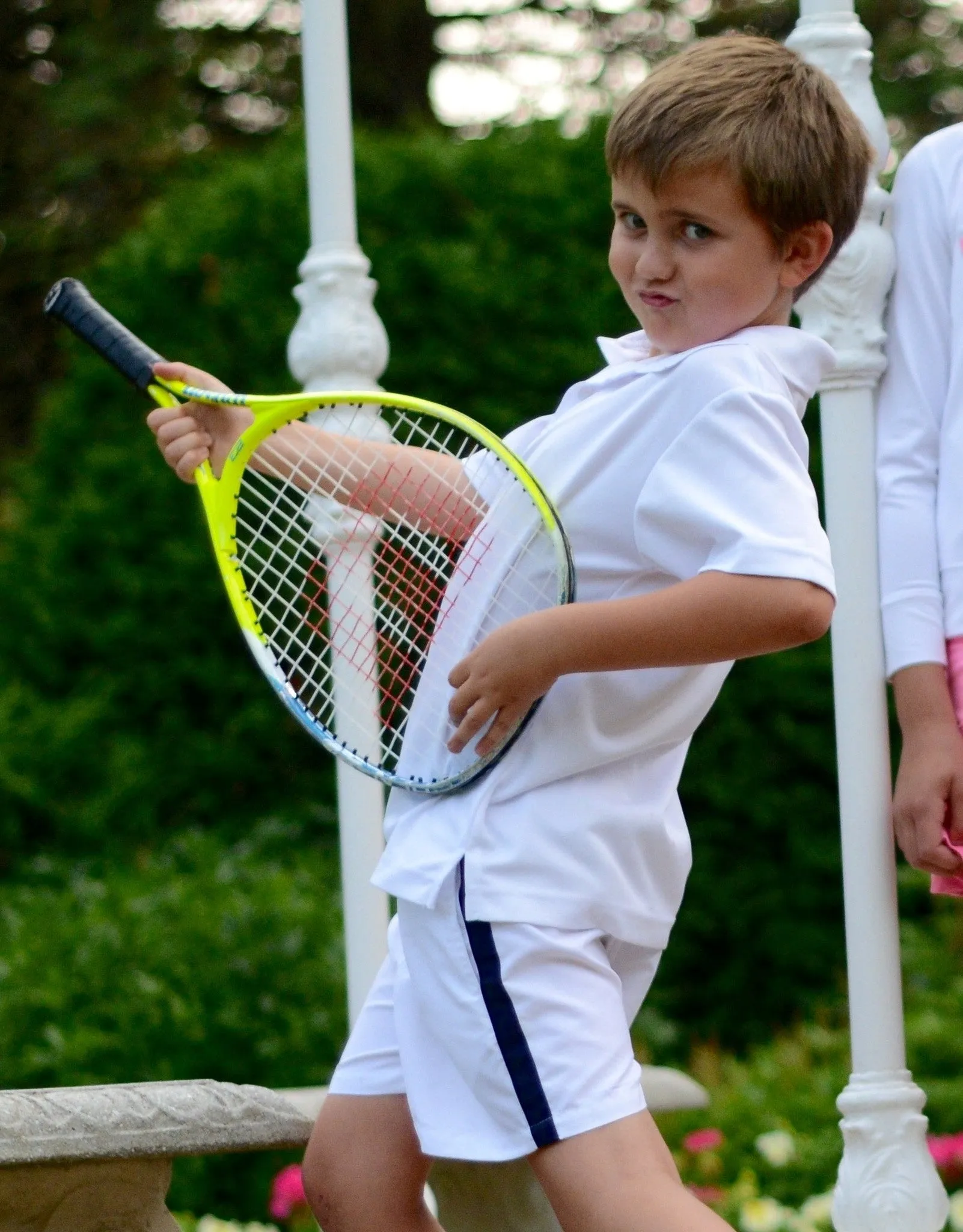 Boys Polo White B31