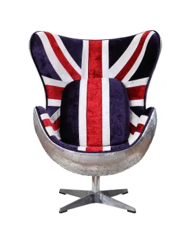 Brancaster - Pattern Accent Chair With Swivel - Multi by Couch.com