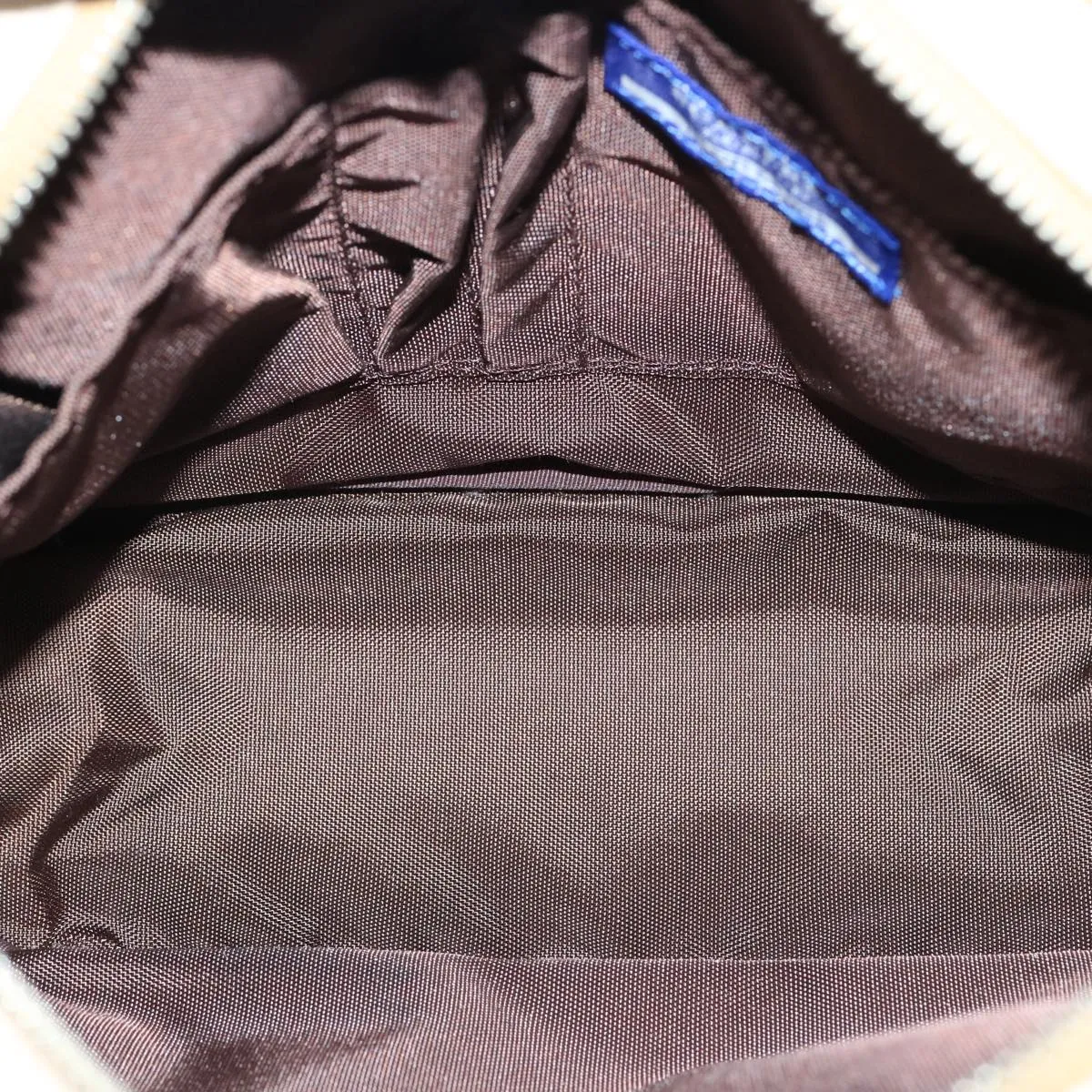 BURBERRY Blue Label Hand Bag Canvas Beige  bs10778