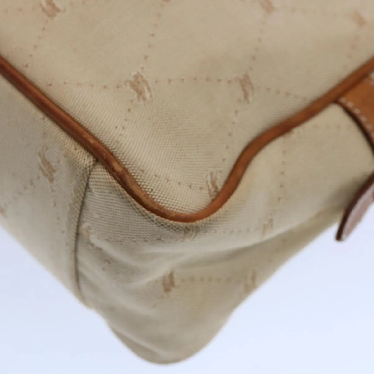 BURBERRY Blue Label Hand Bag Canvas Beige  bs10778