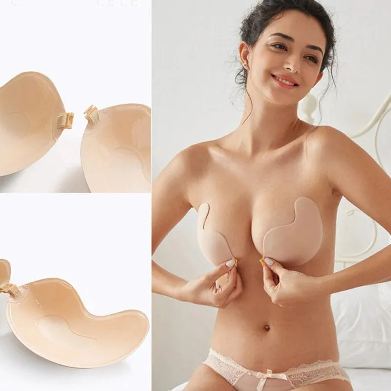BUY 1 GET 1 FREE - 2 PAIRS - EACH ONLY 4.99!!Adhesive Push-up Bra