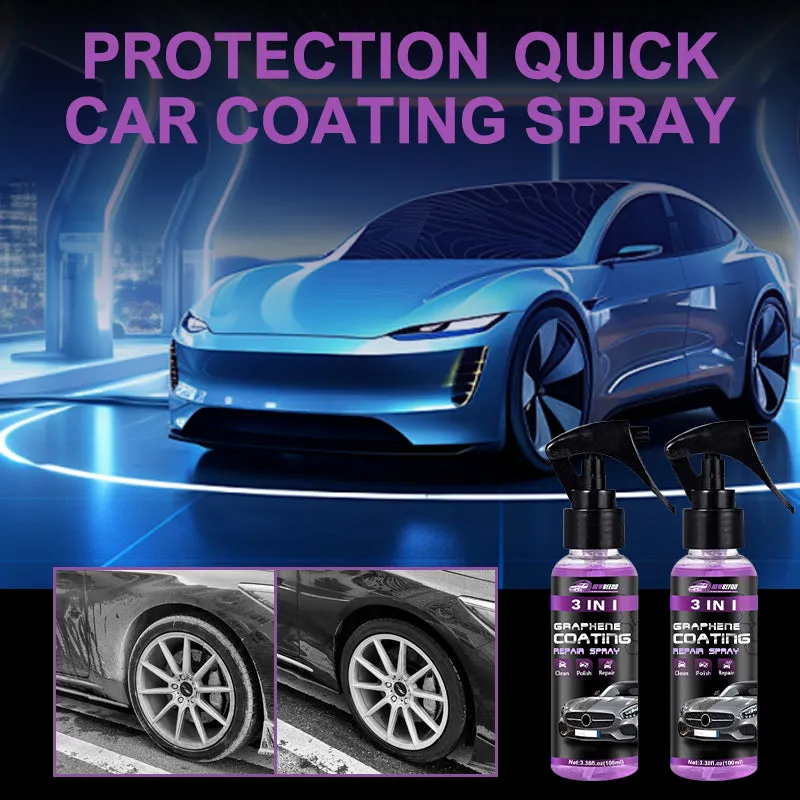Buy 2 get 1 free 3 in 1 High Protection Quick Car Coating Spray