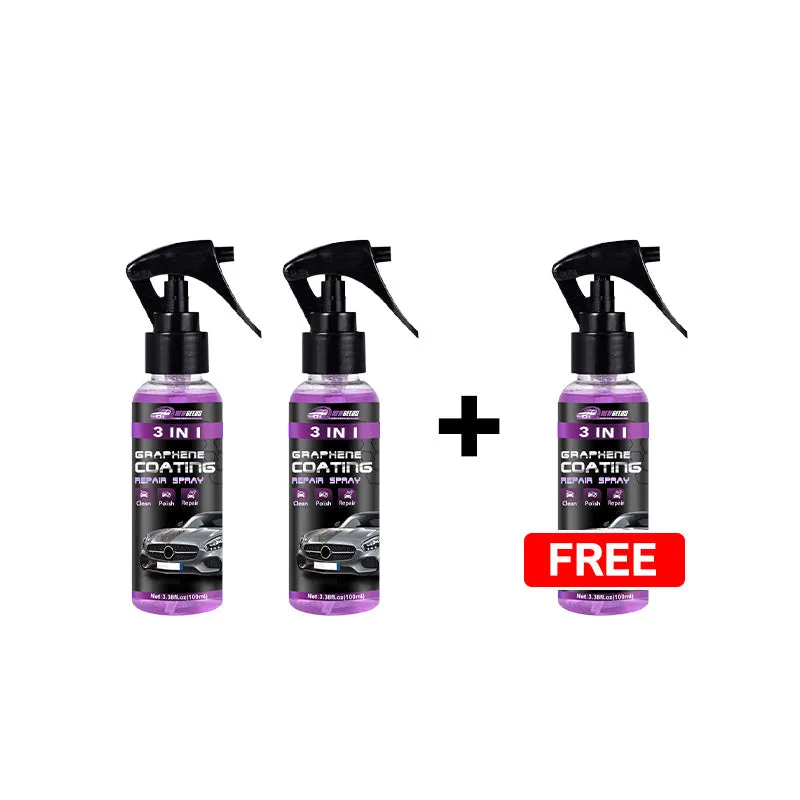 Buy 2 get 1 free 3 in 1 High Protection Quick Car Coating Spray