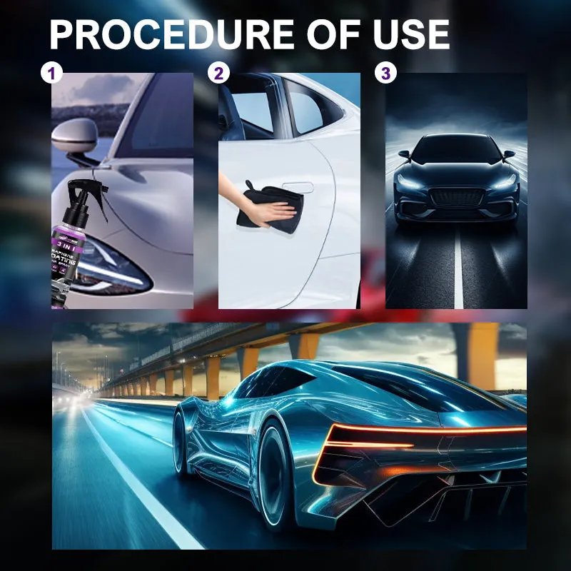 Buy 2 get 1 free 3 in 1 High Protection Quick Car Coating Spray