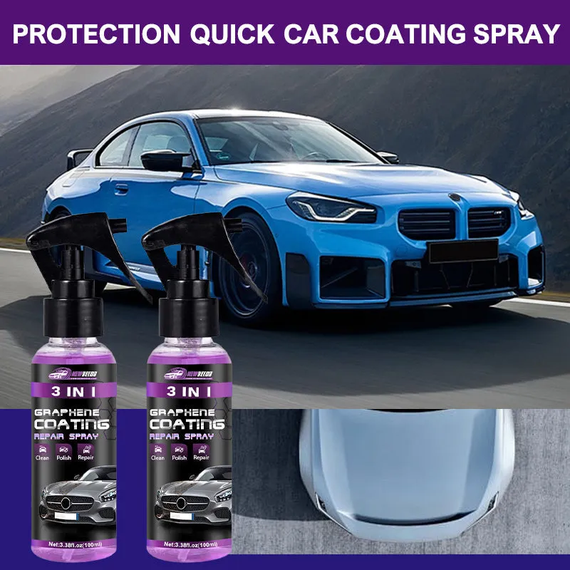 Buy 2 get 1 free 3 in 1 High Protection Quick Car Coating Spray