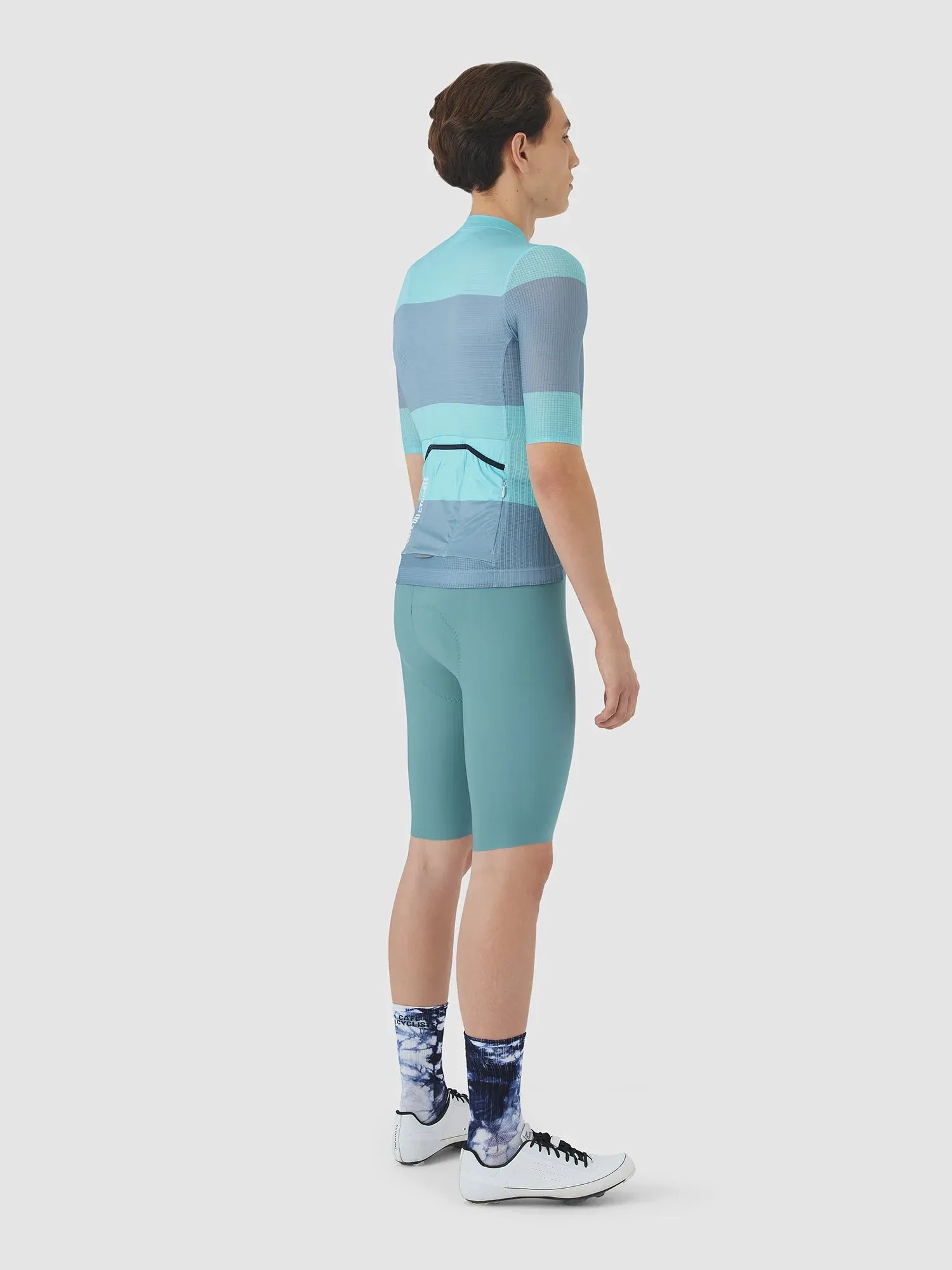 Caf du Cycliste Angeline Men's Jersey Riviera Blue/Deep Water