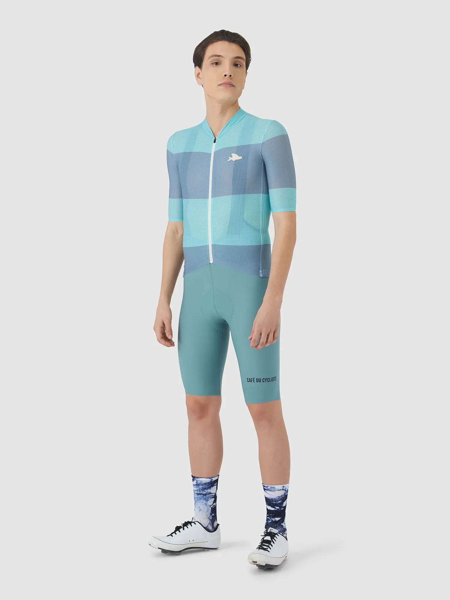 Caf du Cycliste Angeline Men's Jersey Riviera Blue/Deep Water
