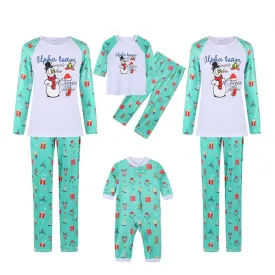 Christmas Alpha Team Family Matching Pajama Set