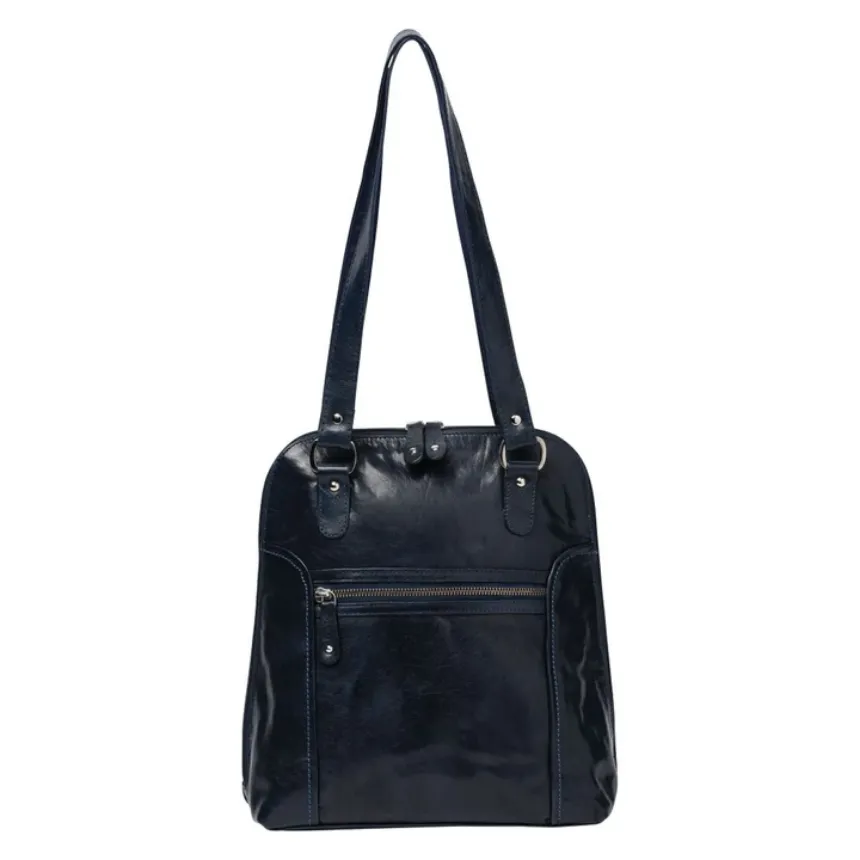 COBB & CO Poppy Leather 2 in 1 Convertible Backpack/Shoulder Bag