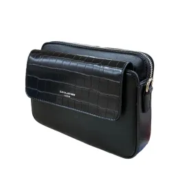 DJ PU Shoulder Bag Black