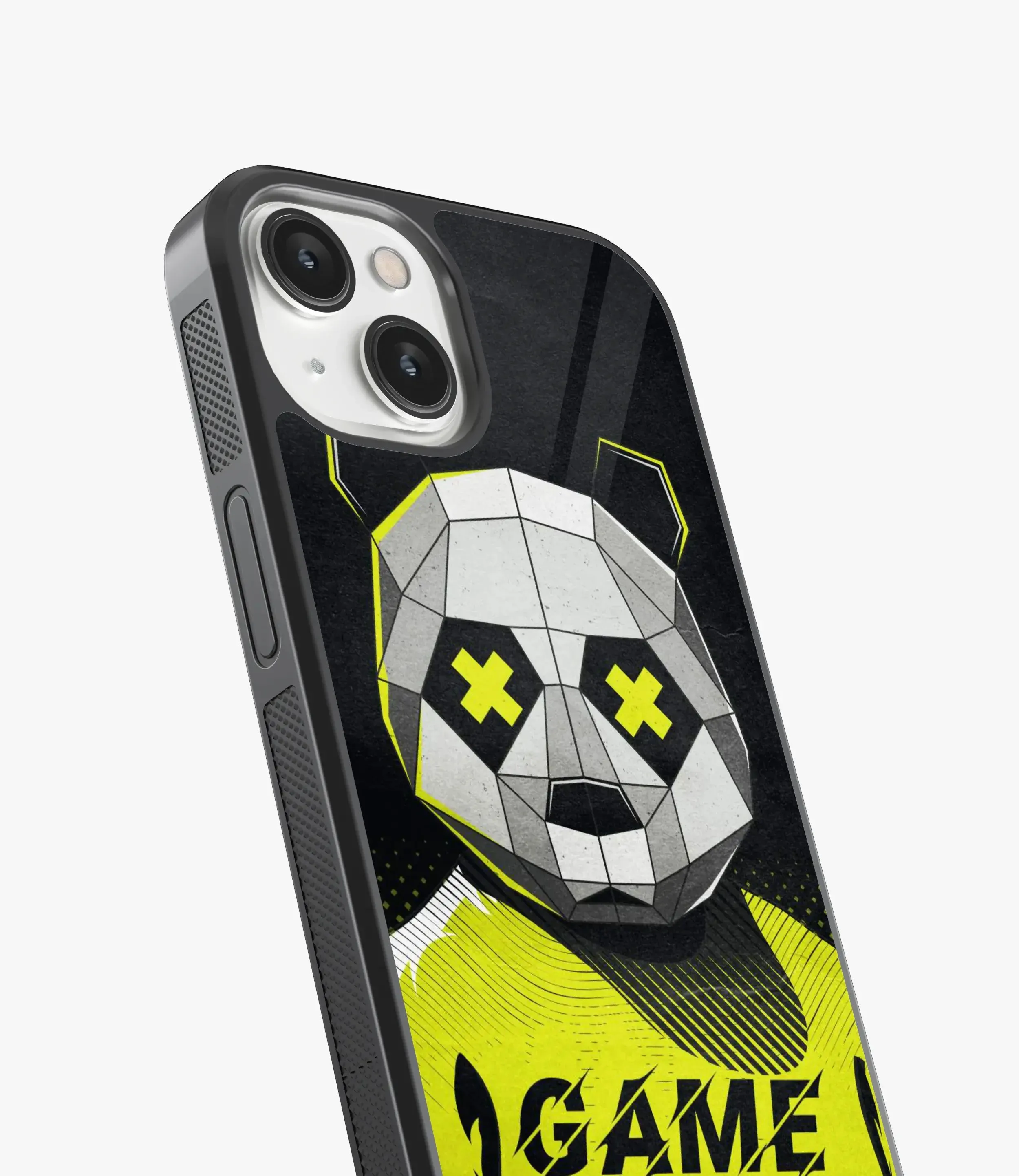 Game Over Panda Glass Case