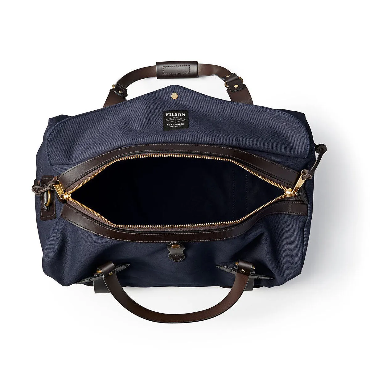 MEDIUM RUGGED TWILL DUFFLE BAG - NAVY