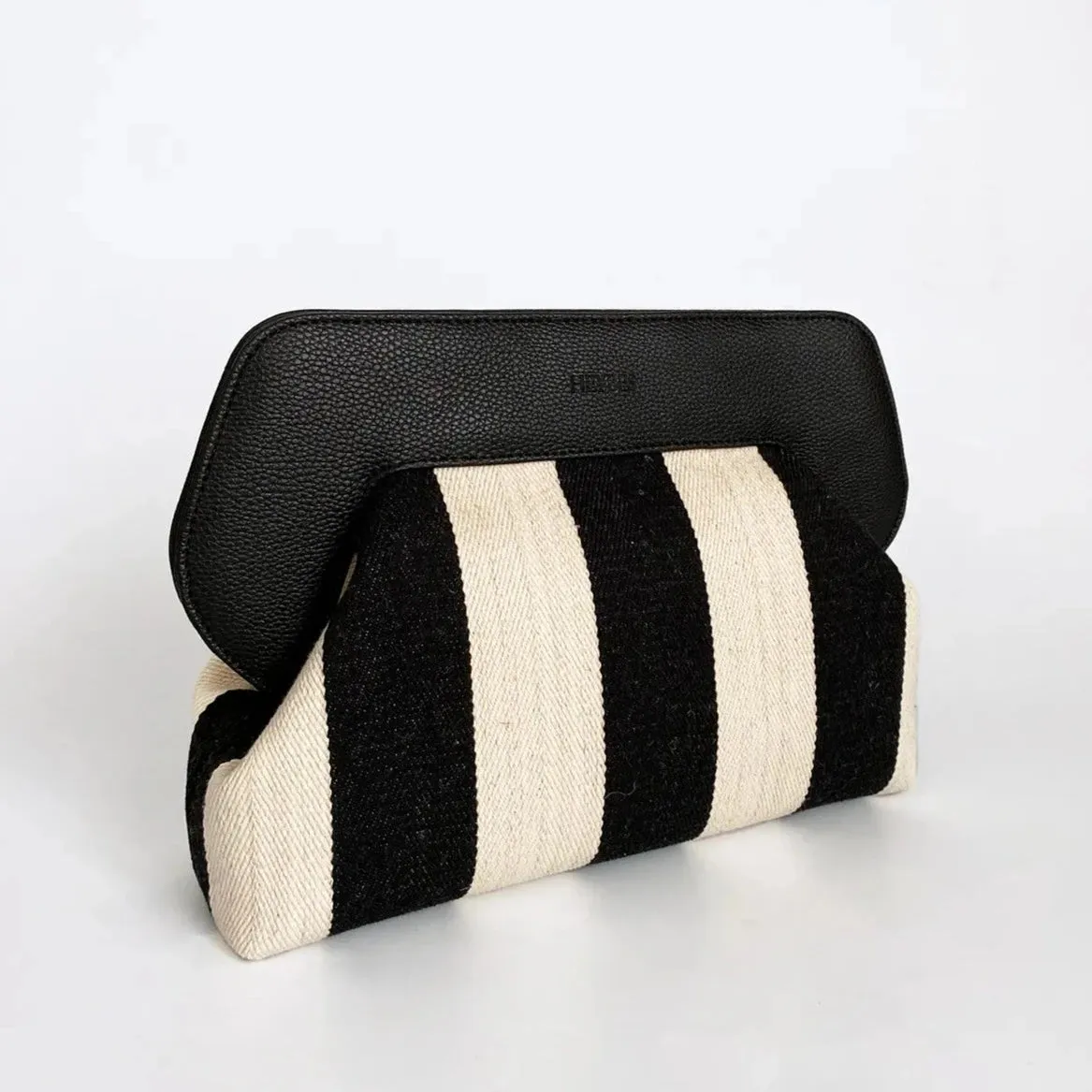Midnight Grid Clutch