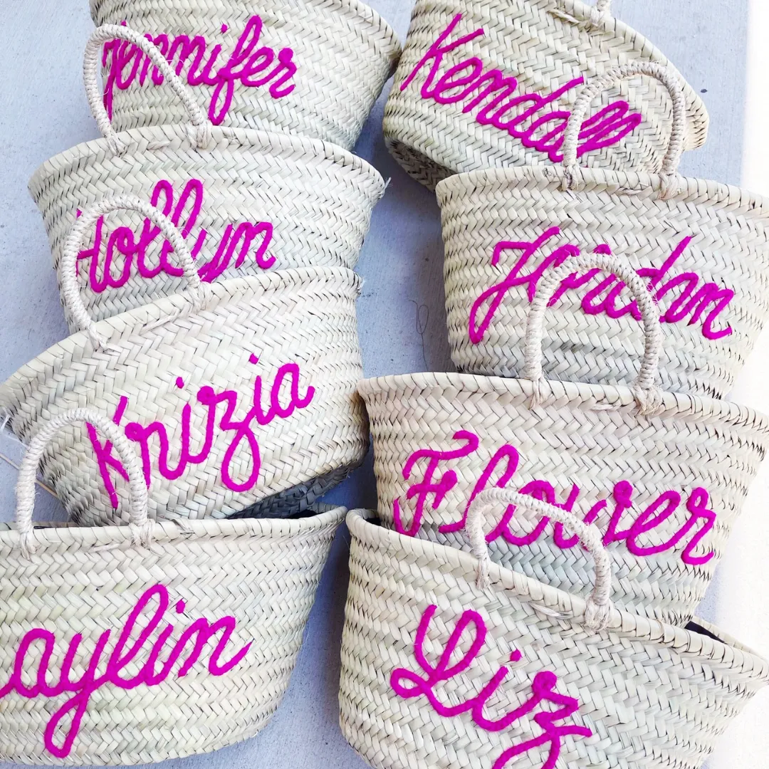 Mini Woven Name Bag, Custom