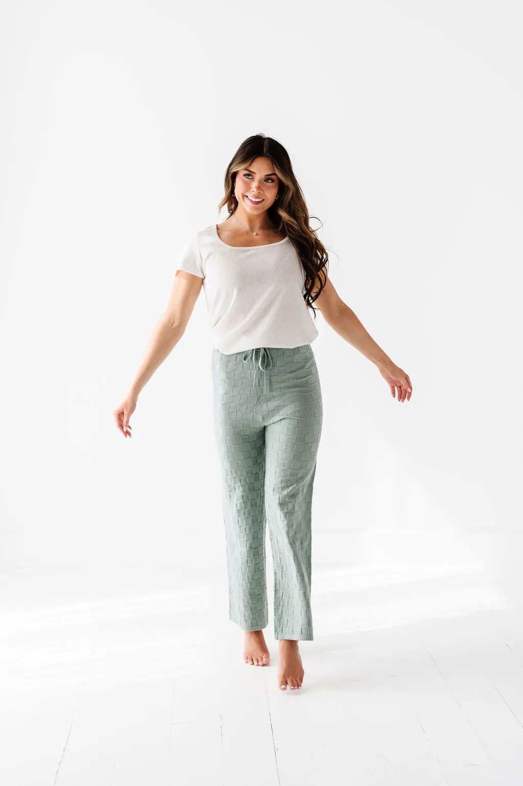 Morgan Textured Lounge Pants