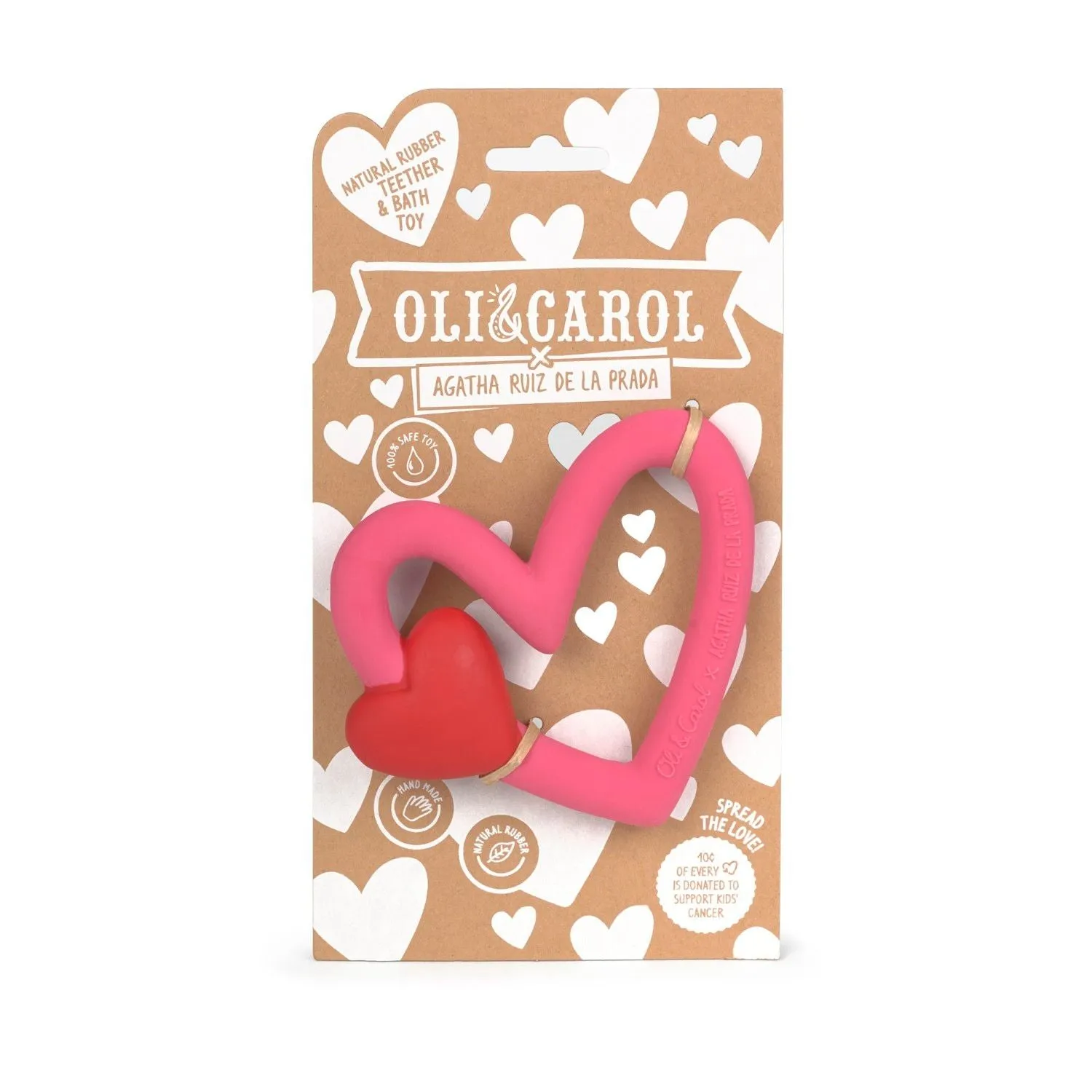 Oli &Carol x ARP The Heart Teether