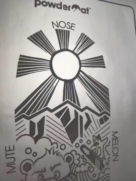 Powder Mat™ | The Original Snowboard Yoga Mat | Season 6 UTAH