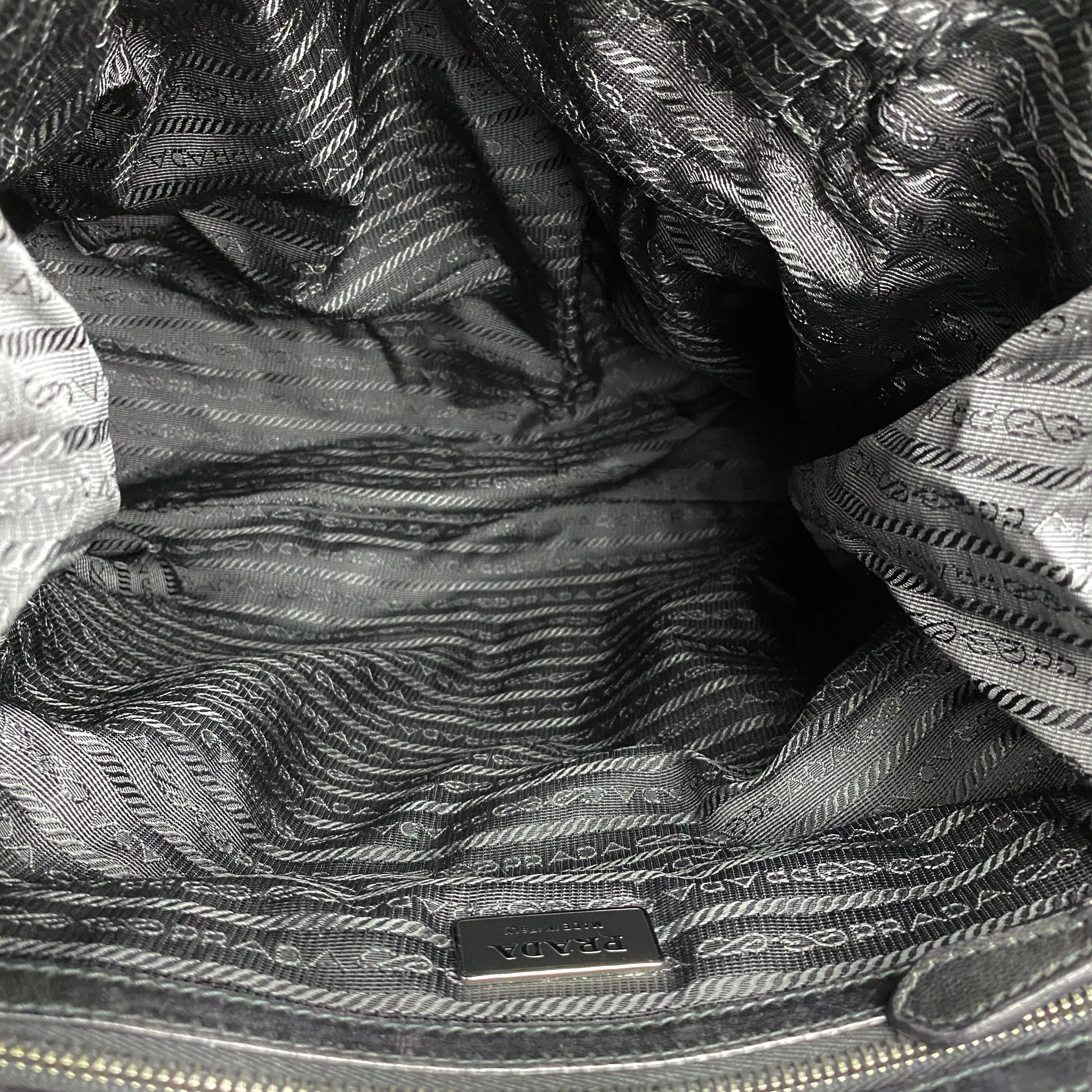 PRADA GAUFRE NYLON SHOULDER BAG