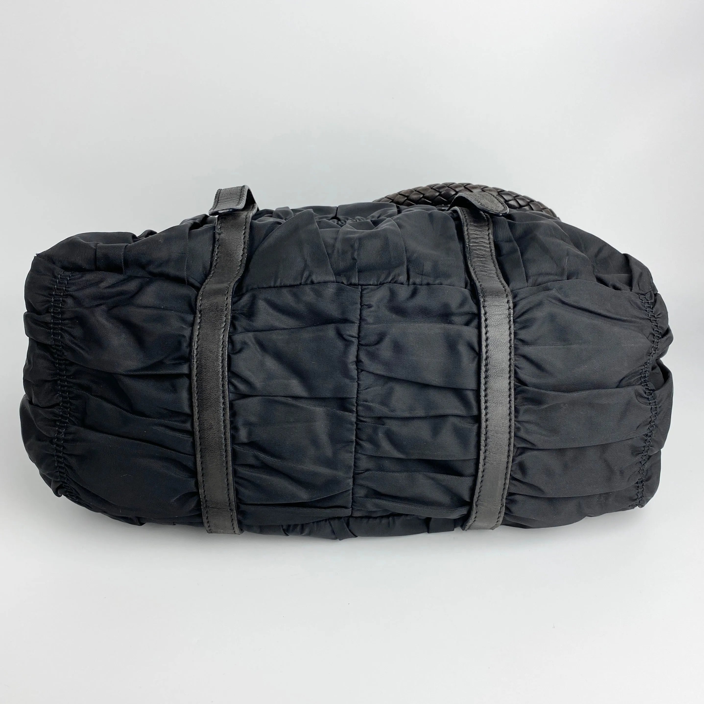 PRADA GAUFRE NYLON SHOULDER BAG