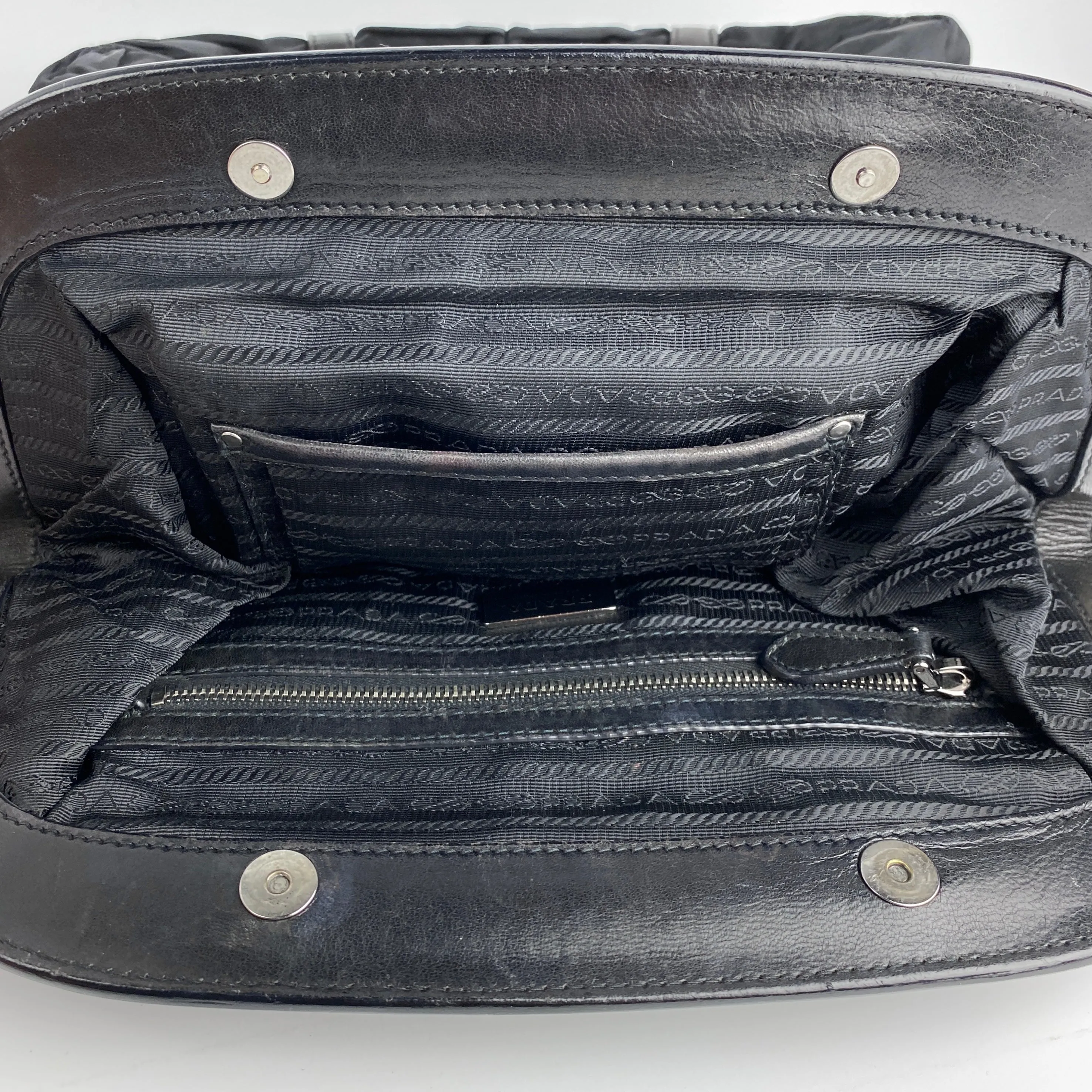 PRADA GAUFRE NYLON SHOULDER BAG