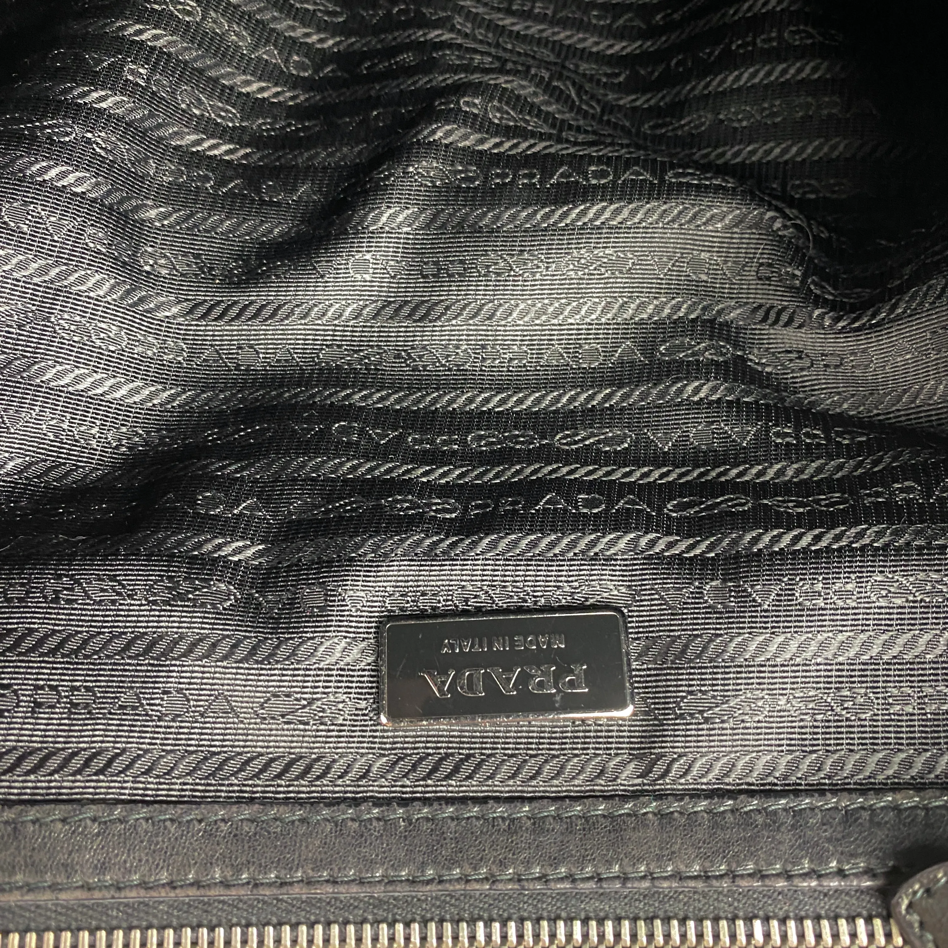PRADA GAUFRE NYLON SHOULDER BAG