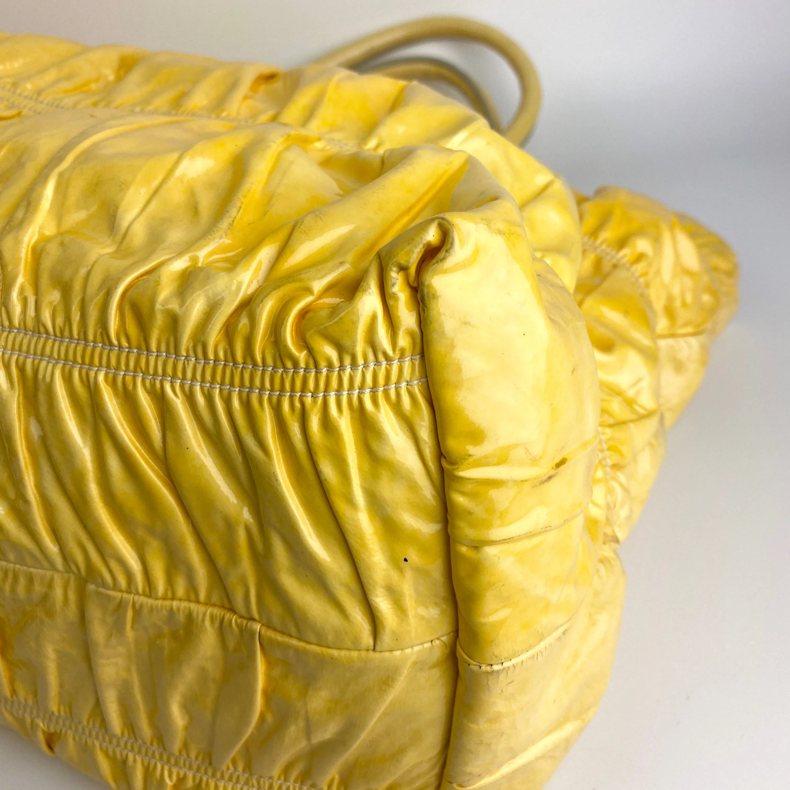 PRADA GLAC GAUFRE TOTE BAG