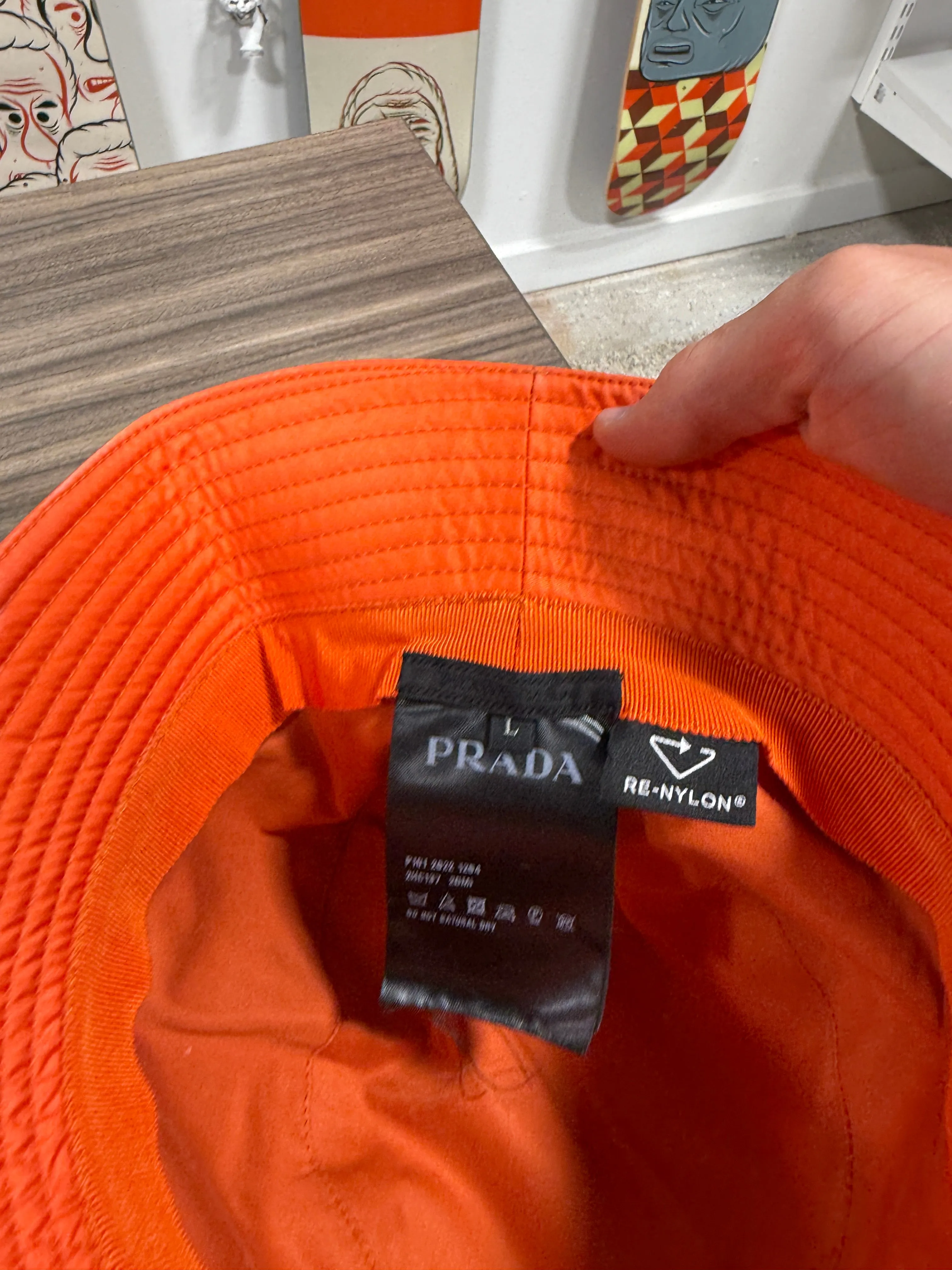 Prada Nylon Bucket Hat