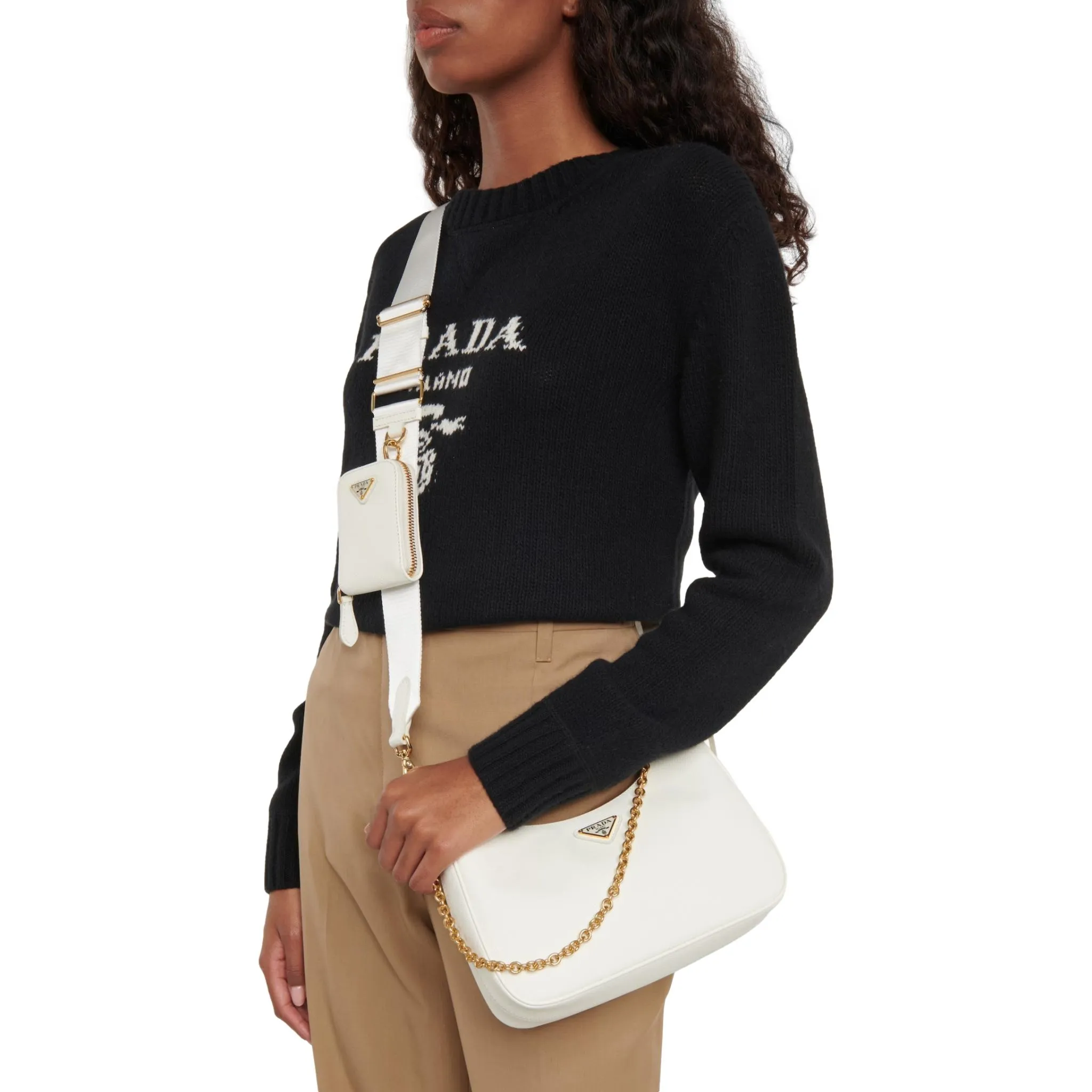 Prada Re-Edition 2005 Saffiano Leather Shoulder Bag