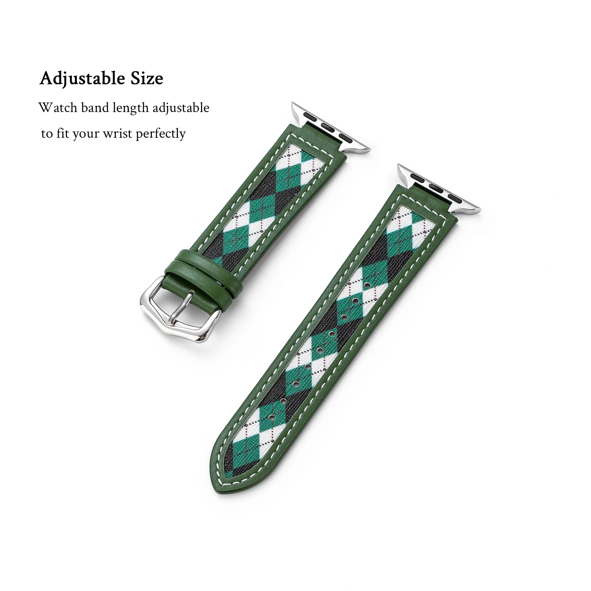 Preppy Checker Watch Band