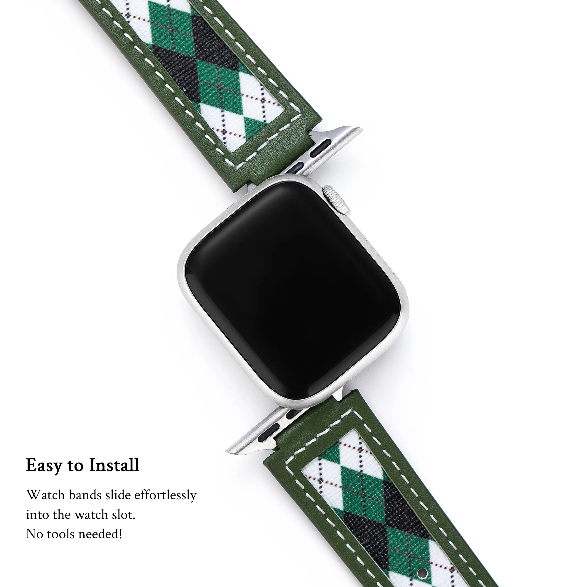 Preppy Checker Watch Band