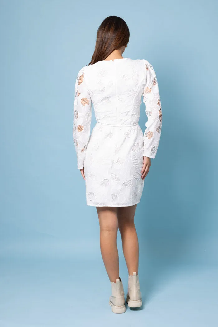 Serenity Lace Dress White