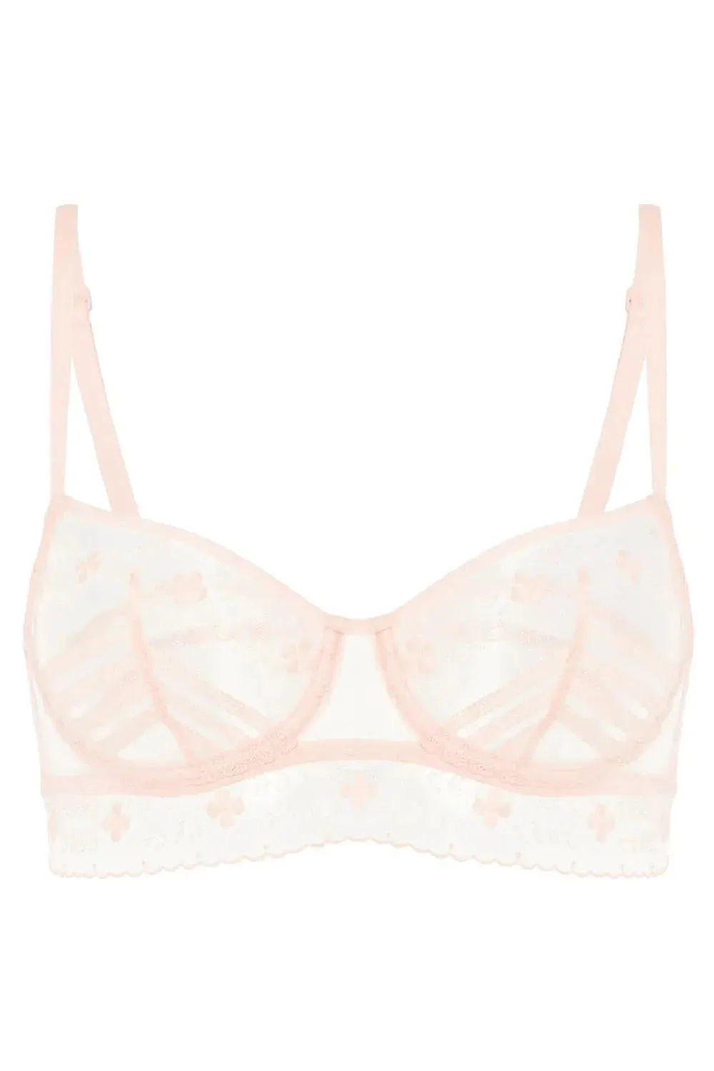Simone Perele Marthe Half Cup Bra, Petal Powder 332