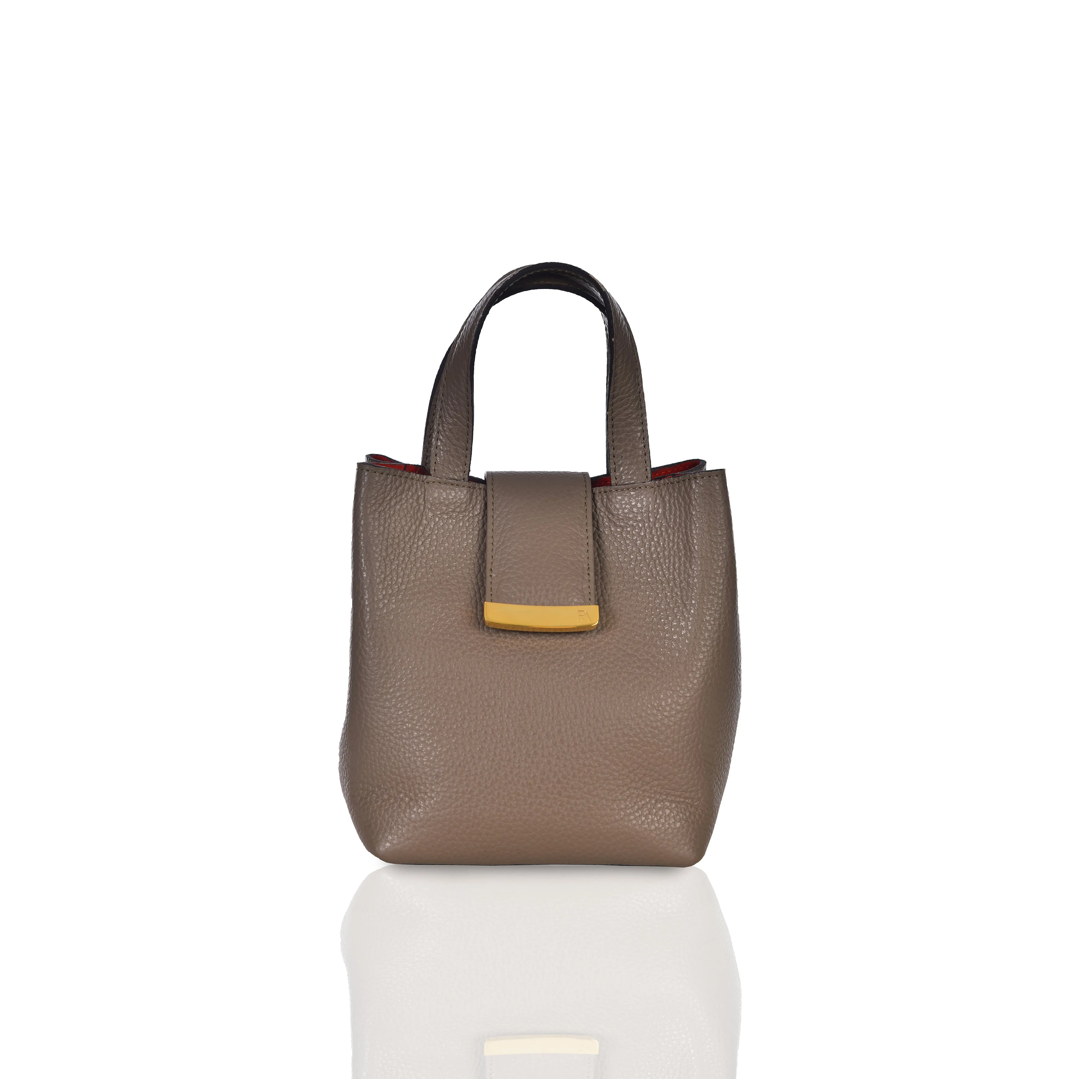 Taupe Mini Lulwa Bag