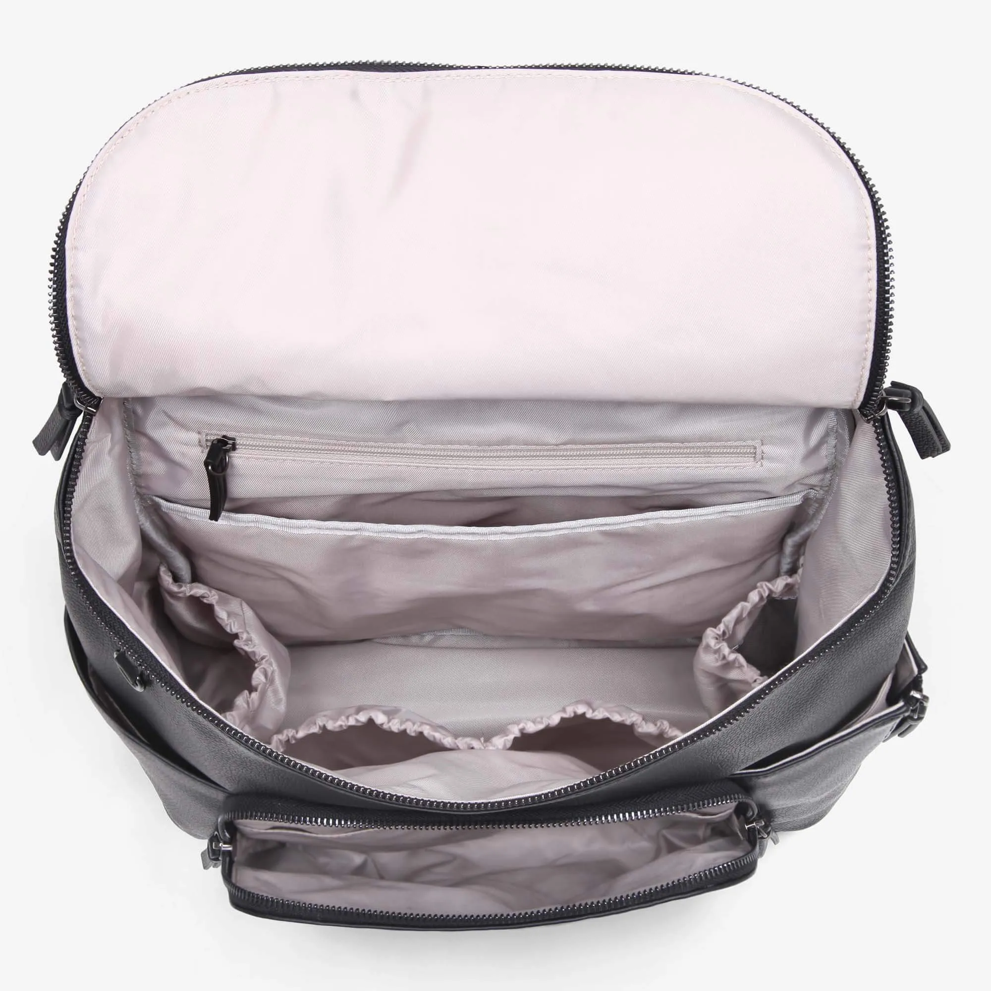 VANCHI The Frankie Everyday Backpack Nappy Bag - Black