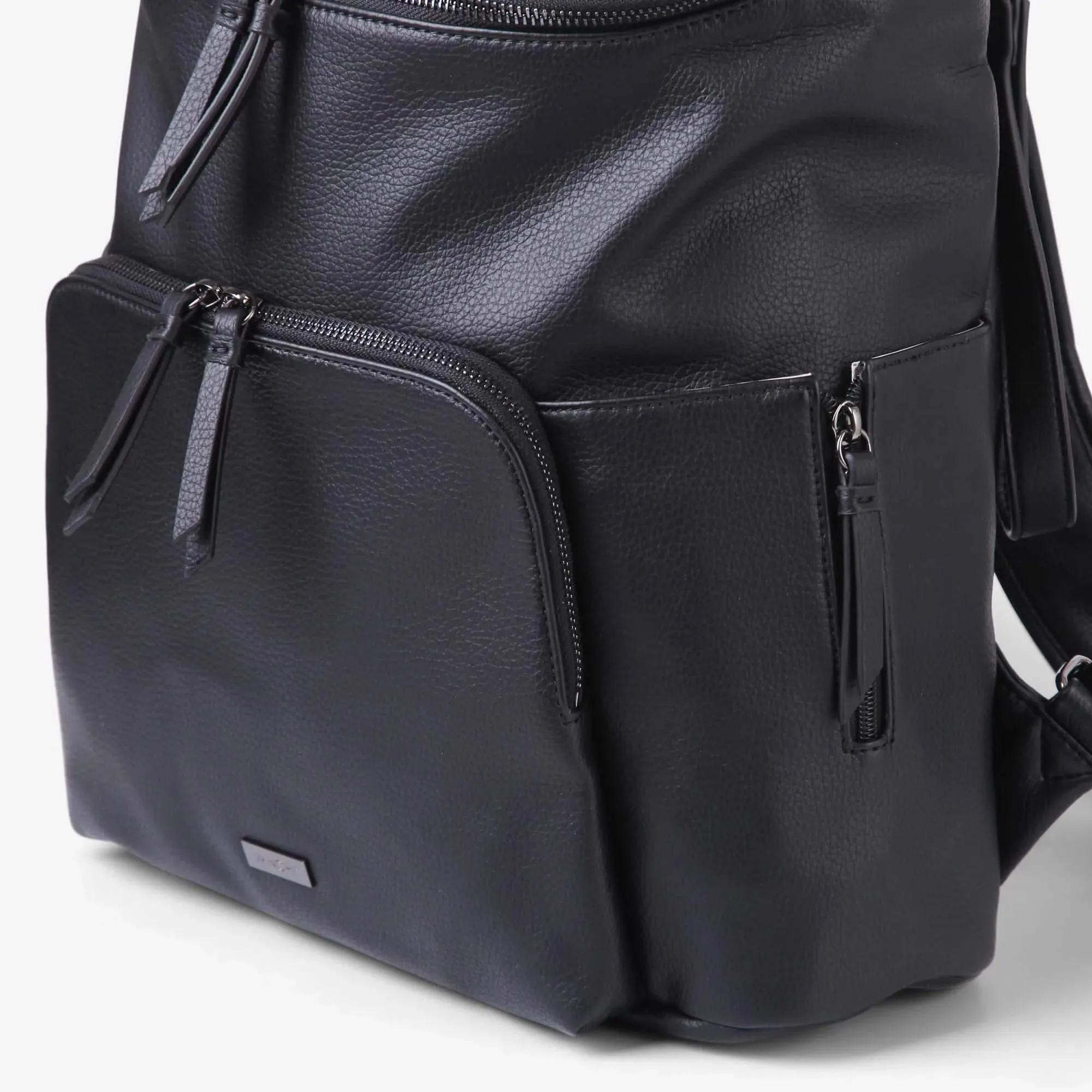 VANCHI The Frankie Everyday Backpack Nappy Bag - Black