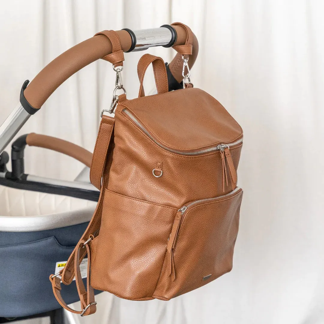 VANCHI The Frankie Everyday Backpack Nappy Bag - Tan