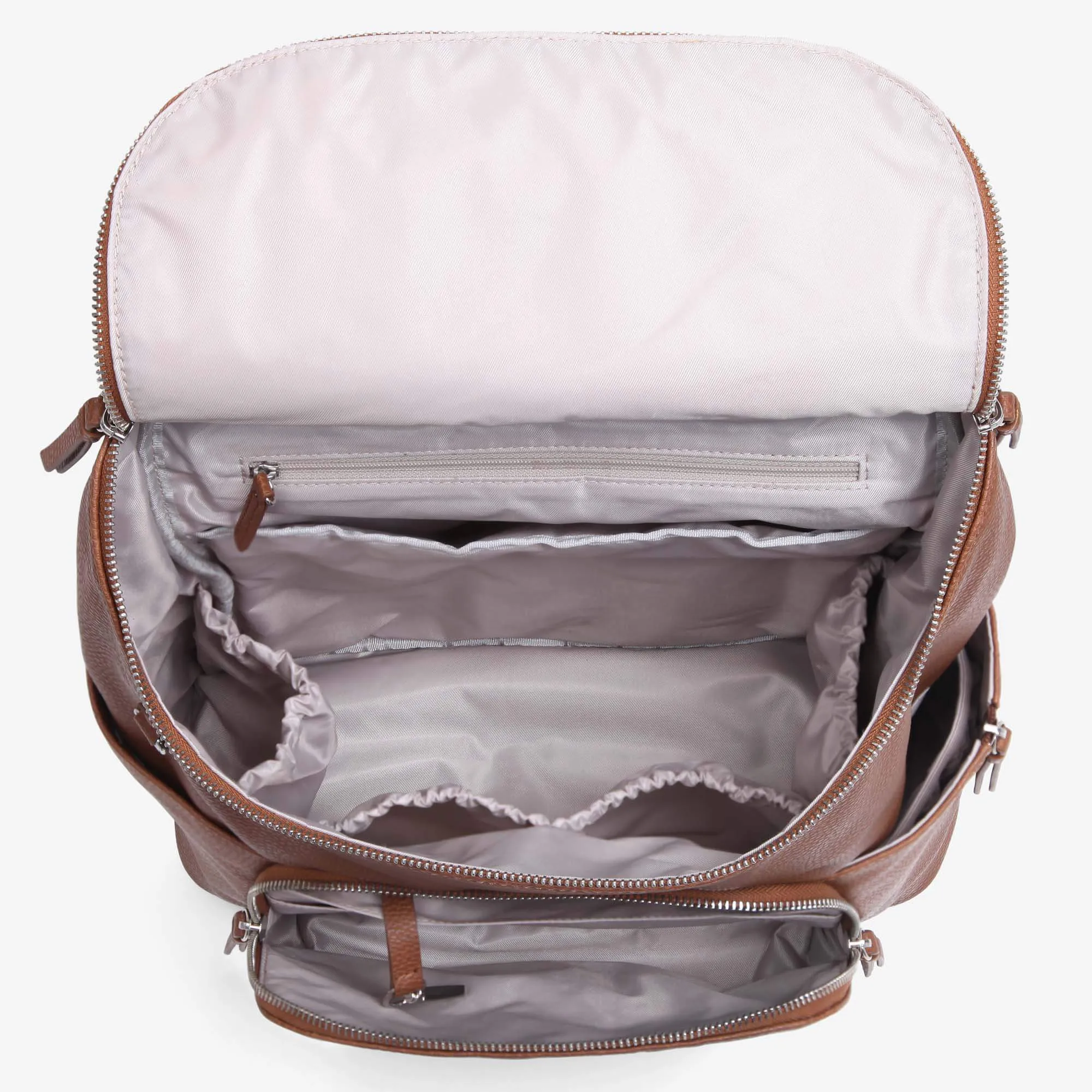 VANCHI The Frankie Everyday Backpack Nappy Bag - Tan