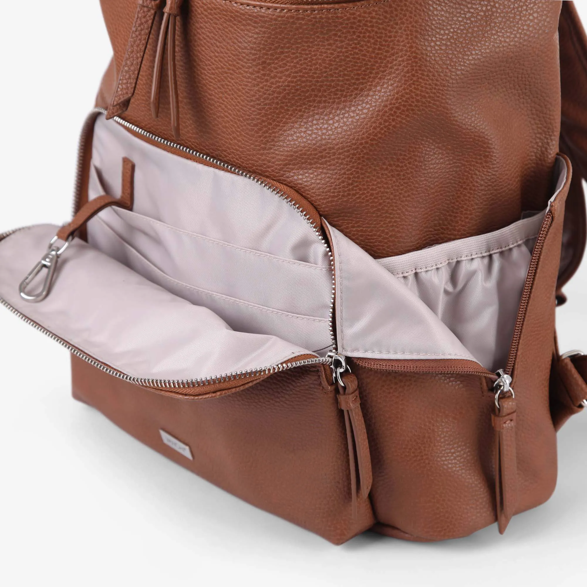 VANCHI The Frankie Everyday Backpack Nappy Bag - Tan