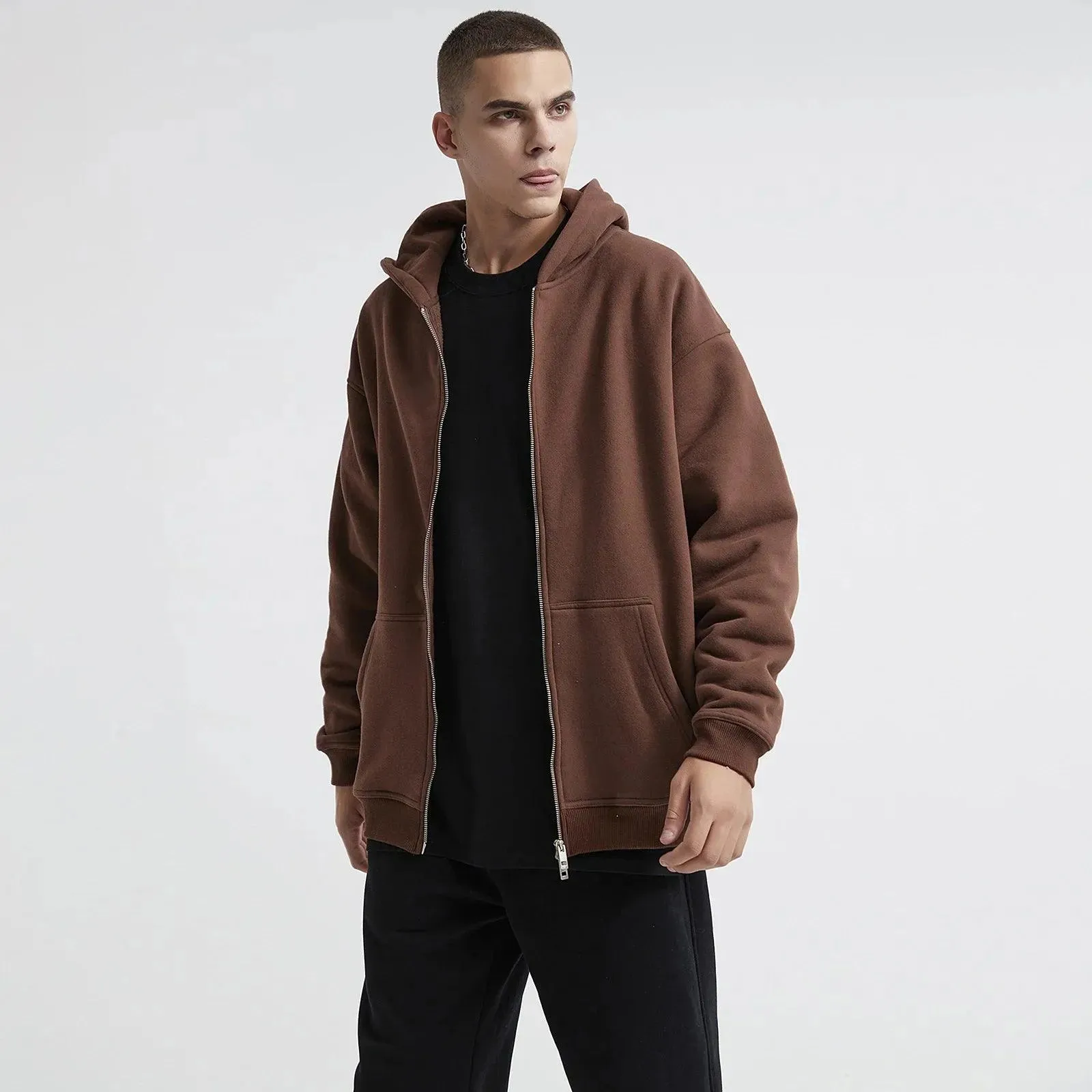 Zipper Cozy Hoodie