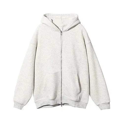 Zipper Cozy Hoodie